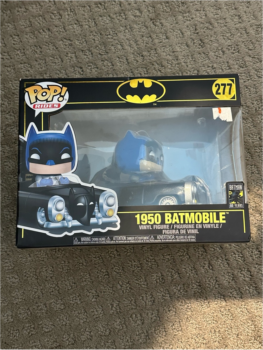 Funko Pop! Rides Batman 1950 Batmobile #277 DC Batman 80 Years
